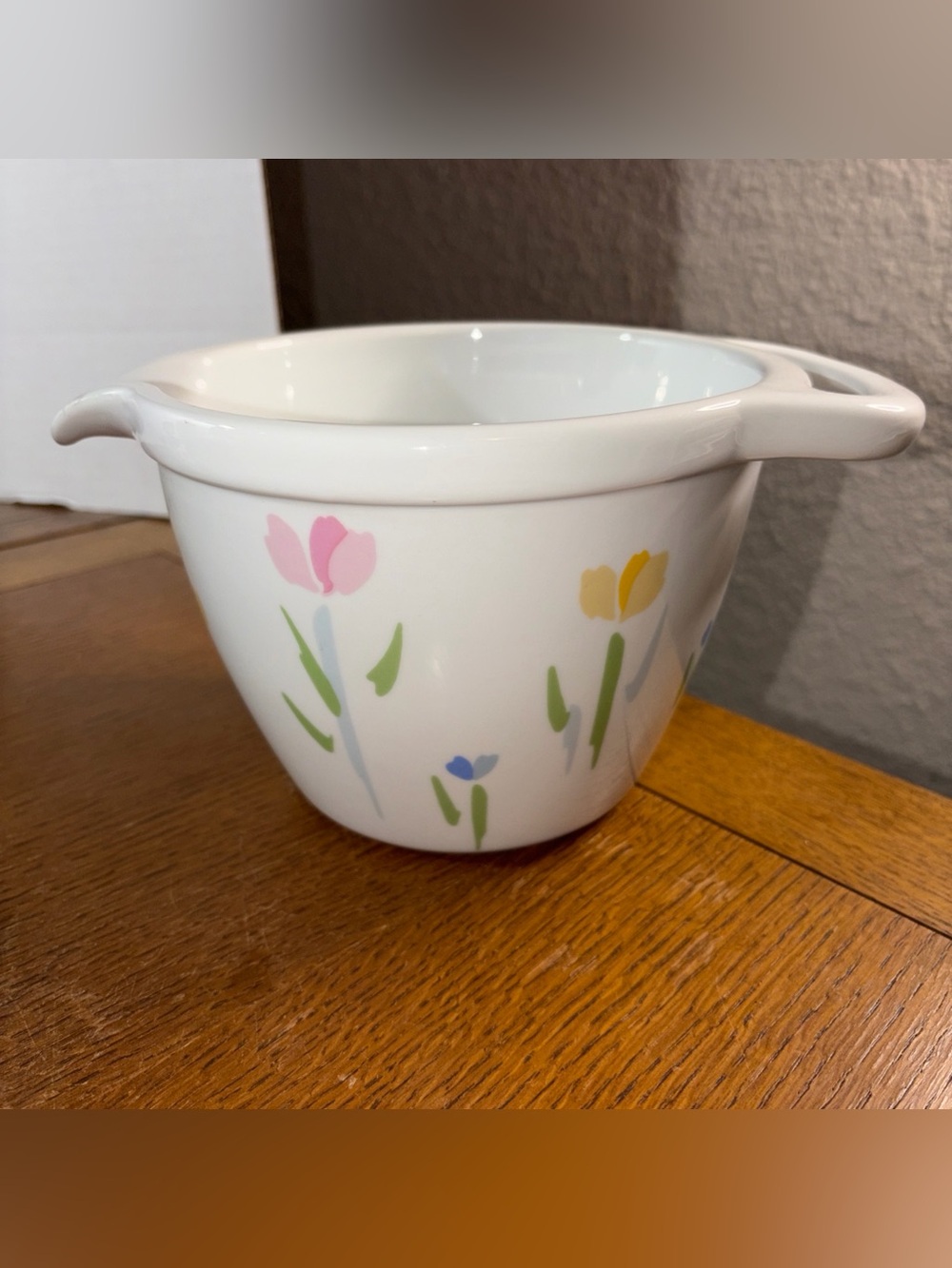 Studio Nova Ultra Ceram Bake & Serve Batter Bowl w/Handle Fresh Mint Made Japan
